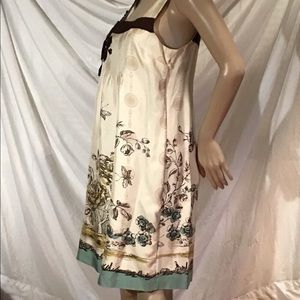 Leifsdottir Silk Shift with Embroidered Appliqué